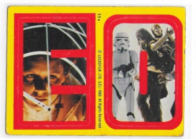 1980 Topps Star Wars Empire Strikes Back #70 Sticker/Puzzle E O Princess Leia 