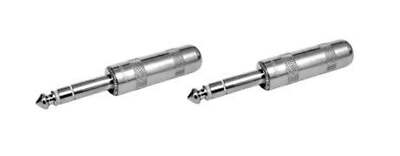 (2 PACK) SWITCHCRAFT 297 1/4'' TRS Stereo Cable Mount Plug - Solder Type