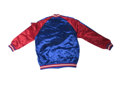 Atlanta Braves Mens Sizes L-XL-2XL Mitchell & Ness Blue Satin Snap