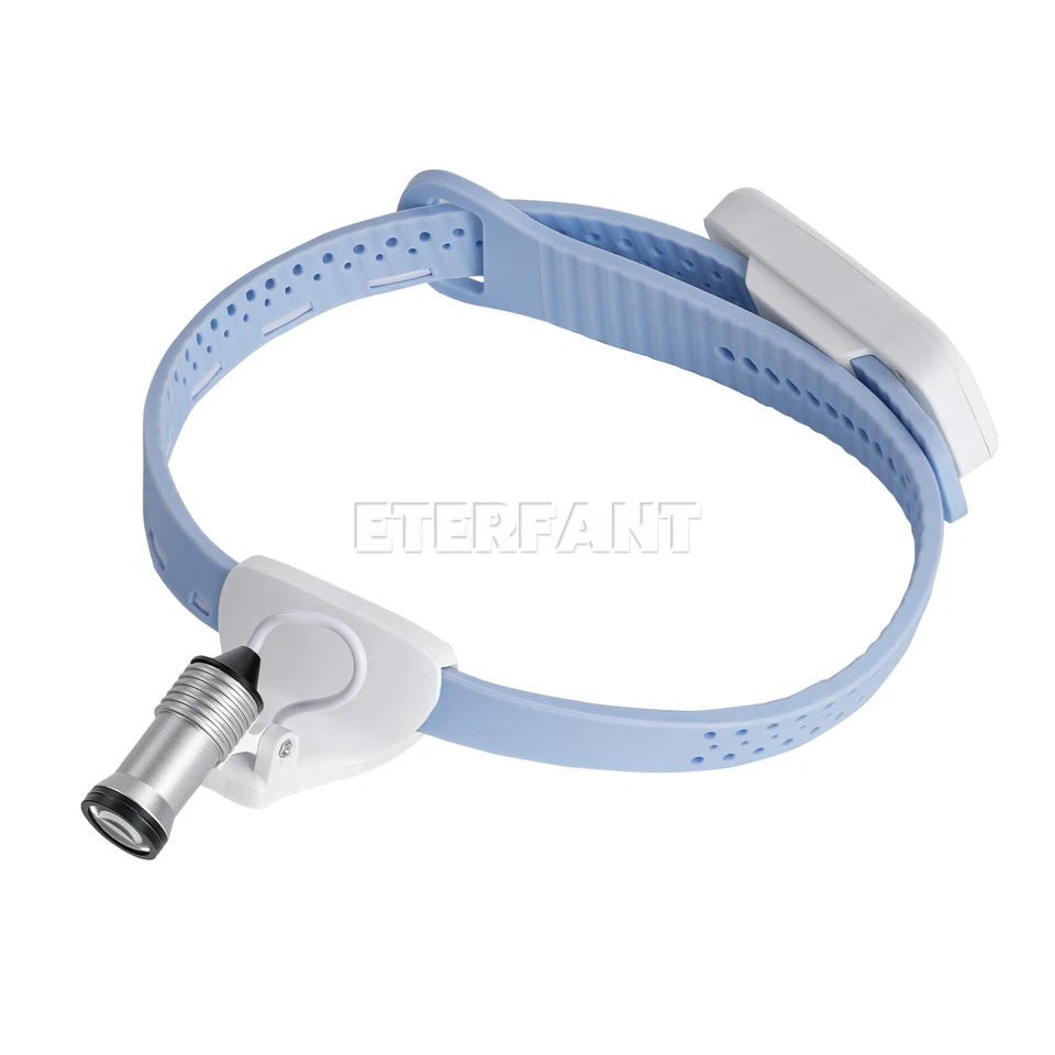 Lámpara de faro dental ligera de silicona 5W LED/lupas binoculares HD/ópticas Foto 3 de 4