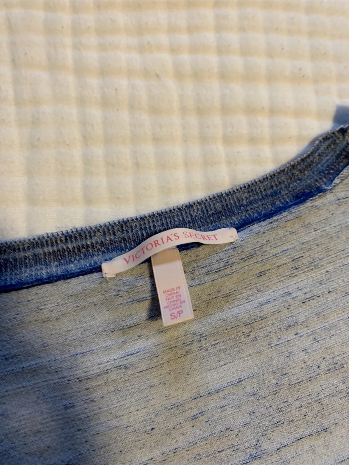 UNDERCOVER Abito Victoria's Secret blu bodycon manica corta taglia S