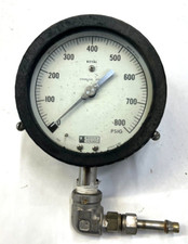 WEKSLER PRESSURE GAUGE GR2-25-3S 0-800 PSIG STAINLESS STEEL