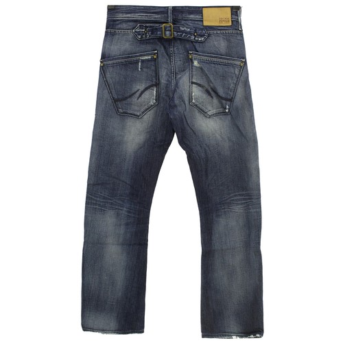 #7643 JACK JONES Herren Jeans Hose TRAVIS Regular blue blau 30/30 - Picture 2 of 2