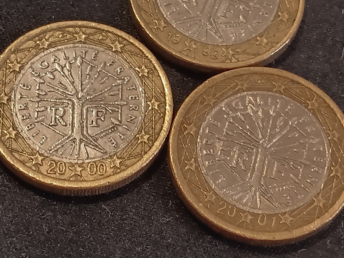 3 X 1 Euro Coin France 1999, 2000, 2001 RF | eBay