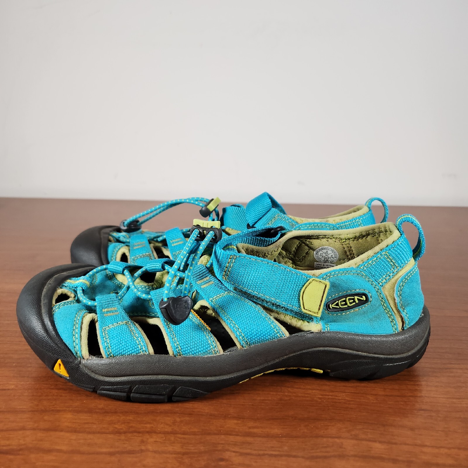 Sandali impermeabili Keen Newport Youth taglia 5 blu turchese 1012314 lavabili