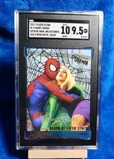 2017 Fleer Ultra Marvel Gold Web Auto Amazing Spiderman Death of Gwen Stacy /49