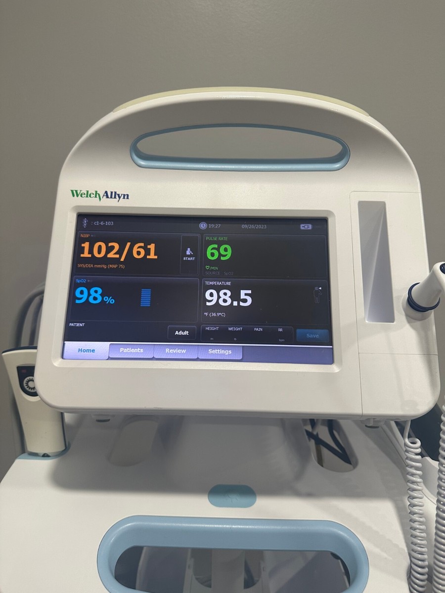 Welch Allyn Connex 6000 Vital Signs Monitor 68MXTX WIFI W Masimo - Foto 5