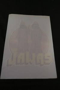 Twentieth Century Fox 1977 Star Wars RARE yellow version Jawas Vintage Iron on