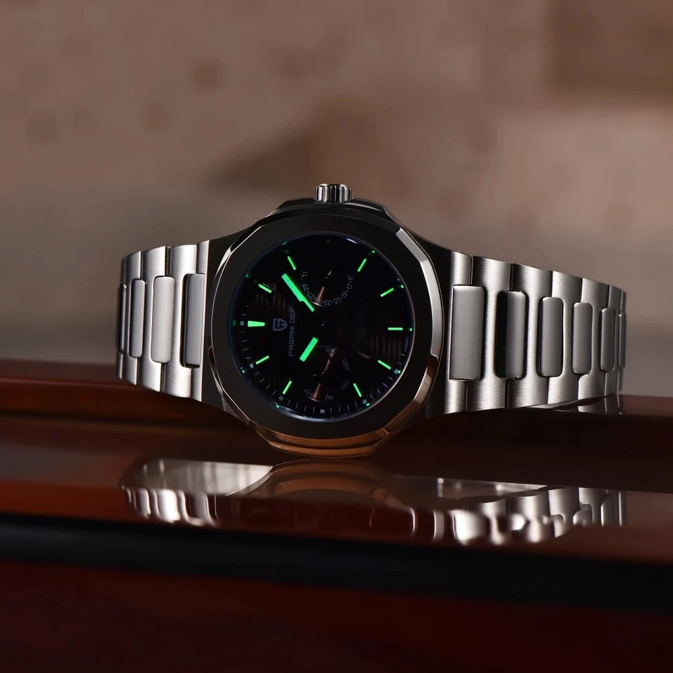 Women Quartz Watch Japan VX3HE Movement Sapphire Glass 100M Waterproof Luminous - Image 3 of 4