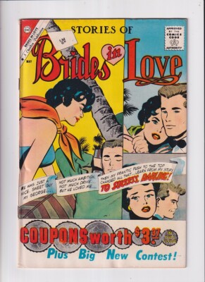 Brides in Love (1956) #  24 UK Price (4.0-VG) (1973376) Water damage 1961
