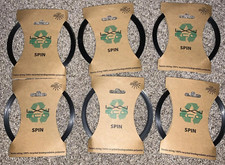 6 Pieces of Luxilon LXN Eco Spin 125 17G Black Tennis String Set