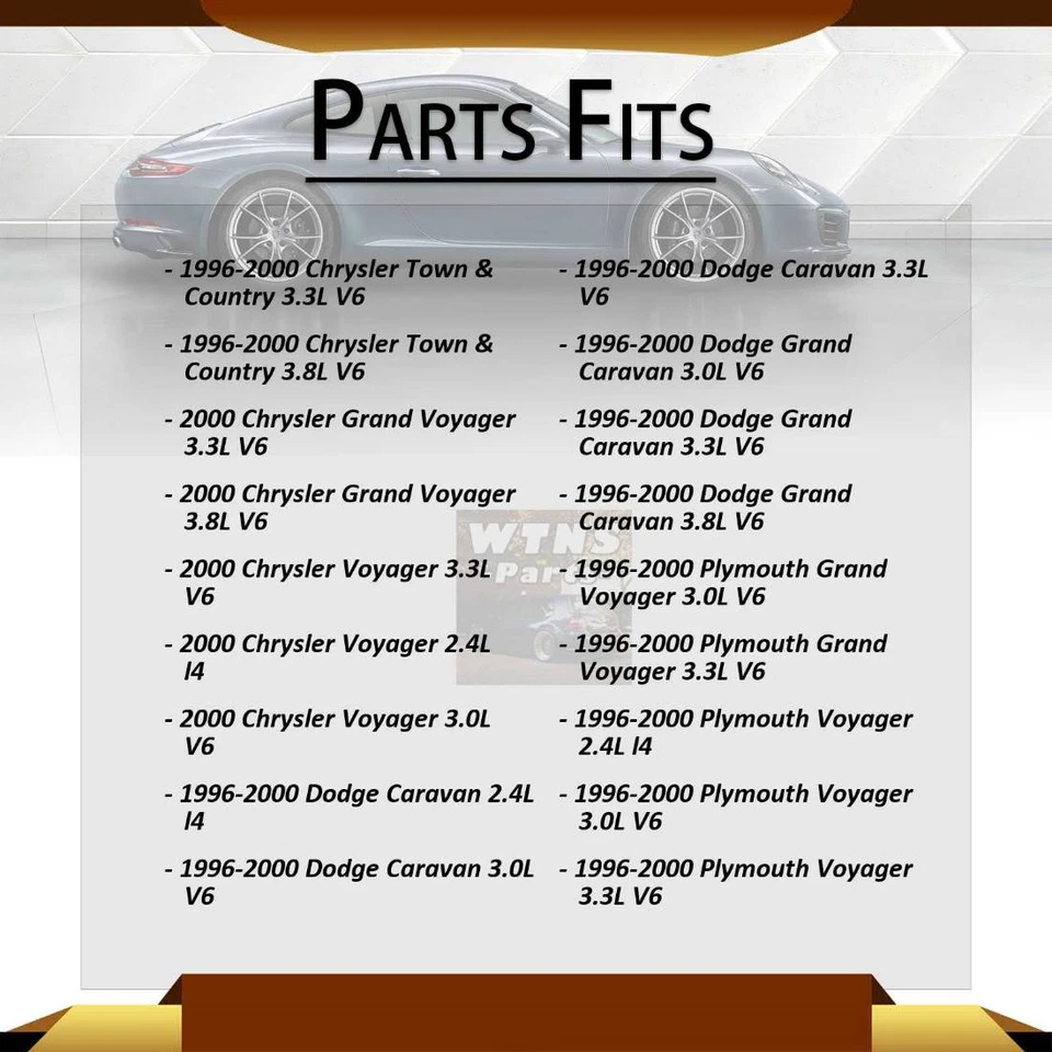 4 передних внутренних наружных торца рулевого троса для аккумулятора Dodge Caravan 1997-1999 годов выпуска - Изображение 2 из 4