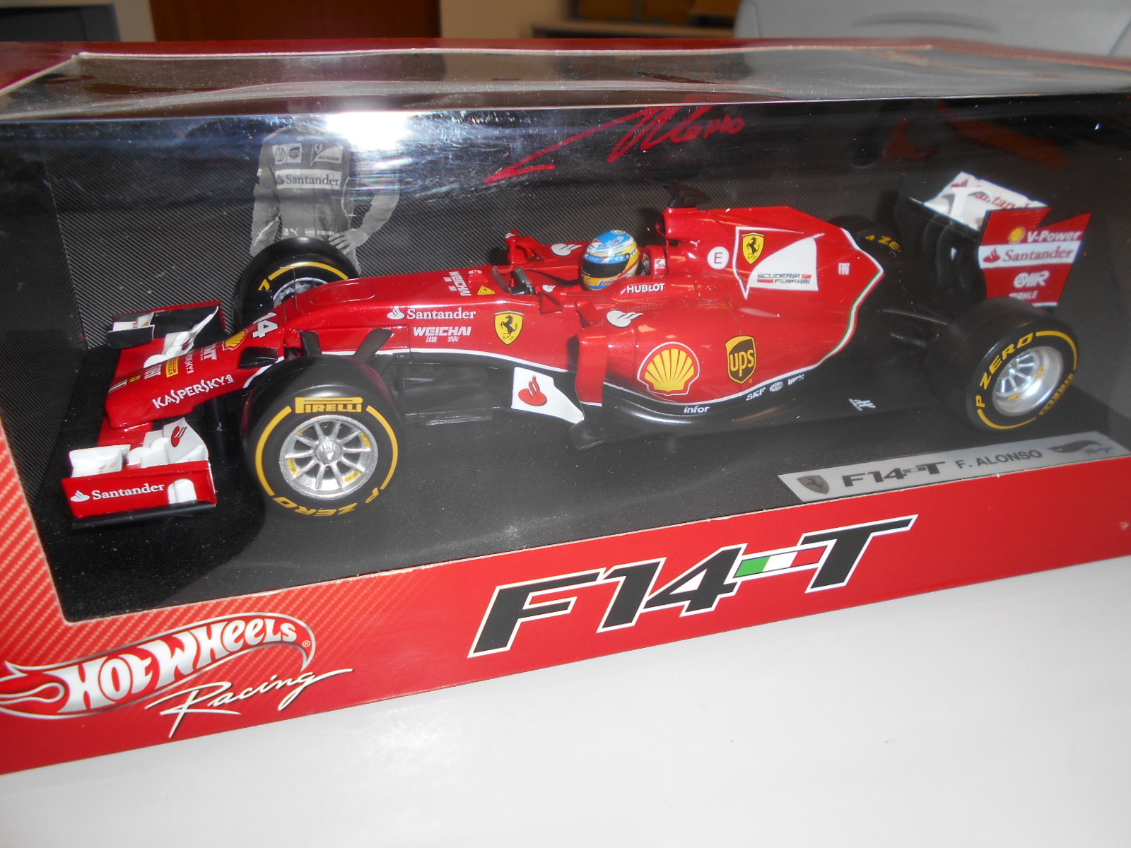 HWBLY67 by HOT WHEELS FERRARI F14-T F. ALONSO 14 HWBLY67 by HOT WHEELS FERRARI F14-T F. ALONSO 14