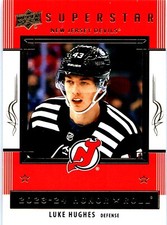 2023-24 Upper Deck Hockey Series 2 #HR38 Luke Hughes Honor Roll NJ Devils