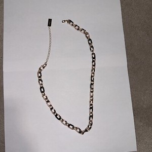 Perry Street Pink Black Chain Gold Necklace 20-24’