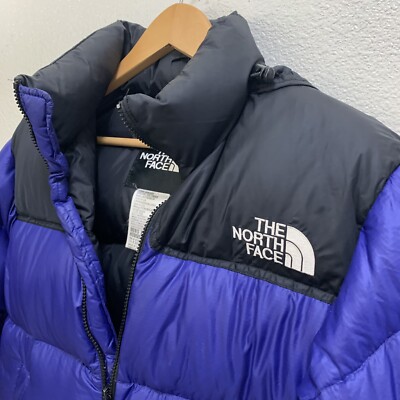 The North Face NF002YO 700 Purple Blue Puffer Goose Down Jacket