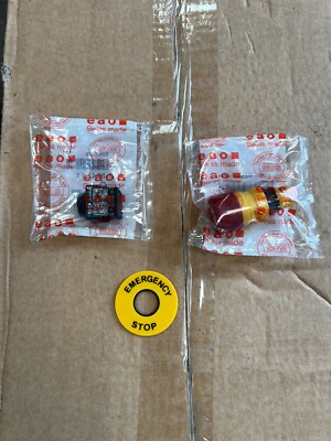 EAO NOT-AUSSCHALTER 61-3440.4/1 & 61-8745.11 Drehentriegelungstaster