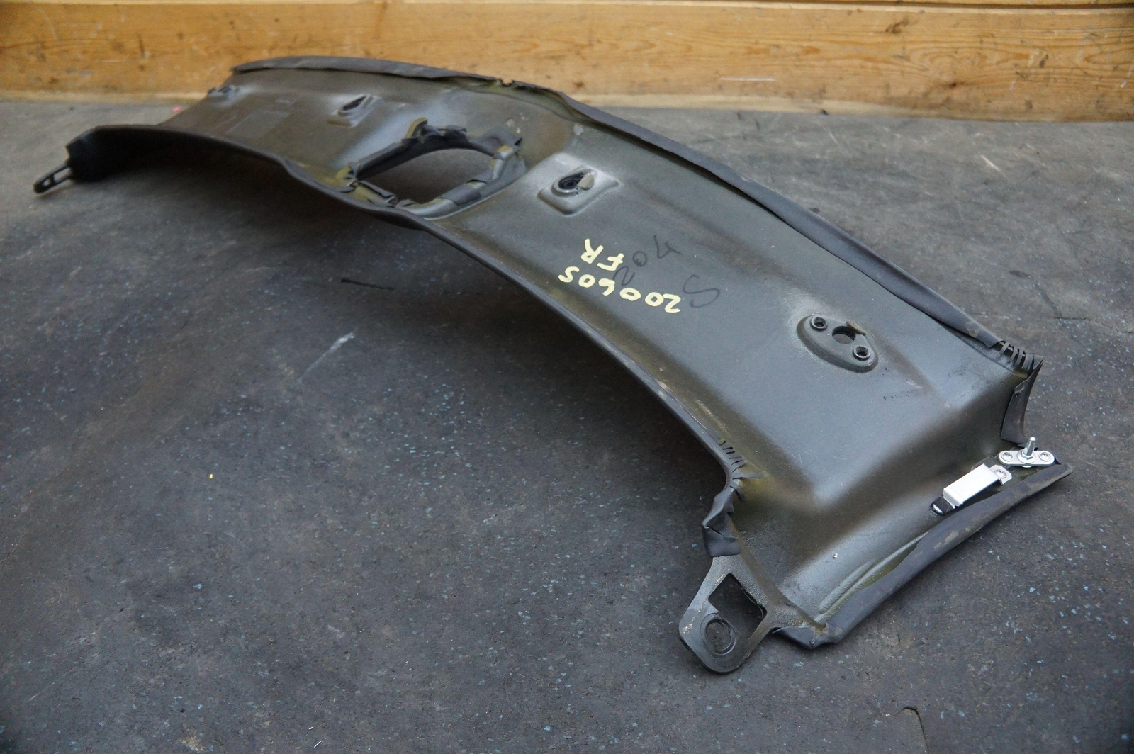 Front Roof Headliner Trim Panel Black Leather 82825700 OEM Ferrari 458 Italia