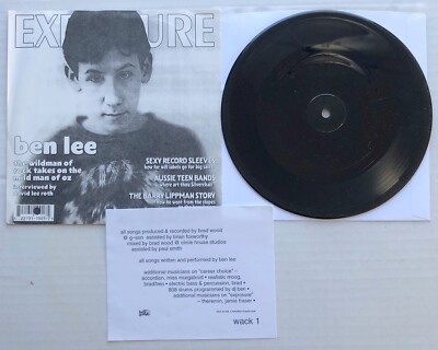 BEN LEE Exposure / Career Choice 1997 Australien 7'' 45 Grand Royal WACK 1 Geätzt