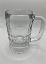 LIBBEY No. 5364 12oz. Clear Glass Drinking Mug H- 5 1/2" T-3 1/4"