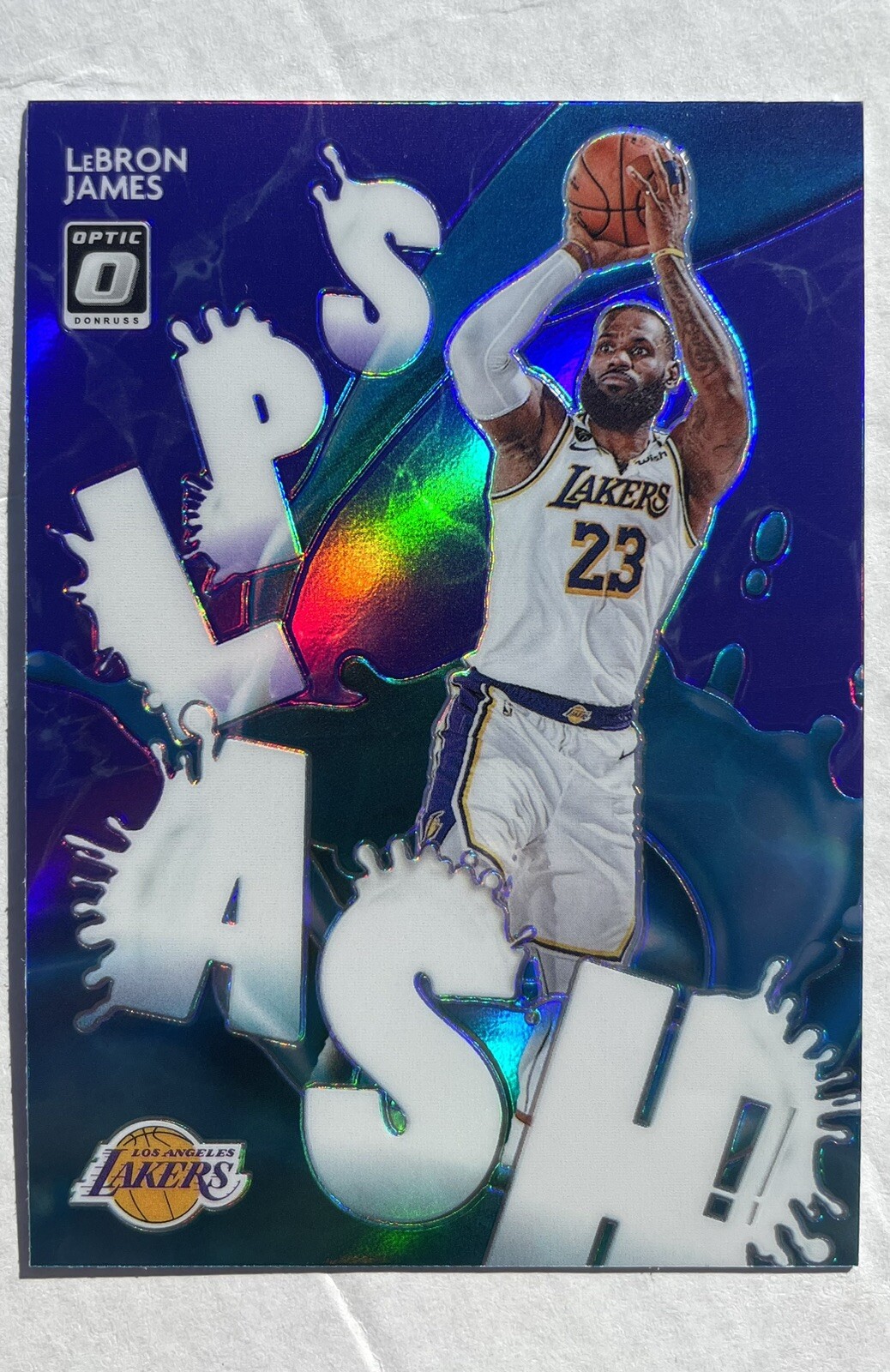 Lebron James 2020 Donruss Optic Splash! Purple #13