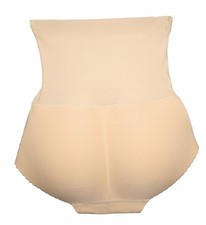 PUSH-UP MIEDER HÖSCHEN PO POLSTER  HAUT FARBE oder SCHWARZ  OHNE NÄHTE HOCH 
