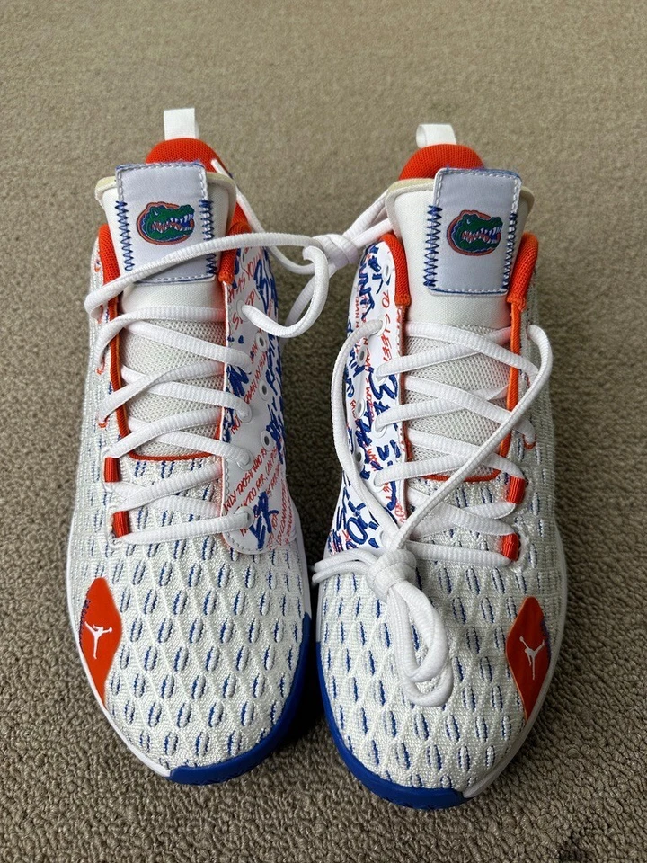 Florida Gators Air Jordan CP3 XII PE Equipo Emitido Talla 8 Promo Zapatos Tenis Foto 3 de 4