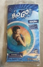 H2O GO! Bestway Rainbow Swim Ring 32" Tube Pool Float Ages 10+ NEW SEALED