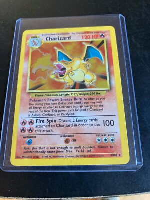 1995 Charizard Pokemon card 4/102 | eBay 1995 Charizard Pokemon card 4/102 | eBay