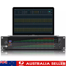 Dual Channel Synchronized Control 31-Band Digital Equalizer Stereo Graphic AU
