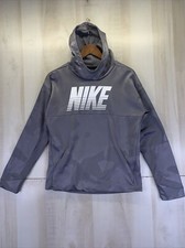 Nike Dri Fit Boys Gray Digital Camouflage Therma Nike Hoodie XL EUC-10954