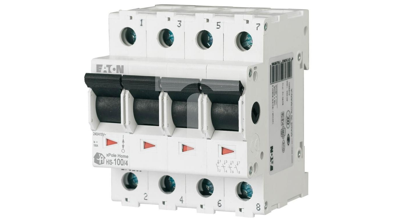 Modular switch disconnector 100A 4P HIS-100/4 142831 /T2UK