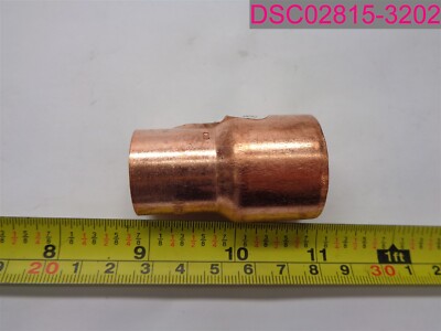 QTY=2; Nibco C600 1''x3/4'' Reducer Copper Coupling
