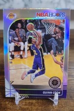 2019-20 Panini Hoops Premium Stock Silver Prizm Quinn Cook #267 SP Lakers