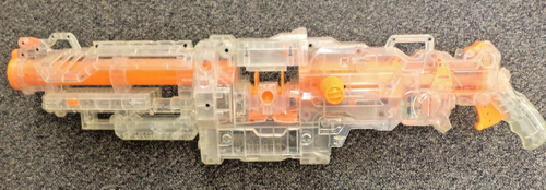 Nerf N-Strike Vulcan EBF-25 Machine Gun Clear WORKS Incomplete