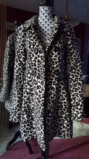 Manteau léopard style redingote - T36
