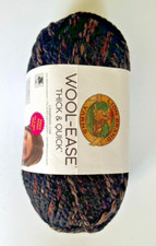 1 Skein 10oz Lion Brand Wool-Ease Thick Quick TOASTED ALMOND Super Bulky Yarn