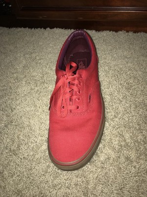red vans gum bottom
