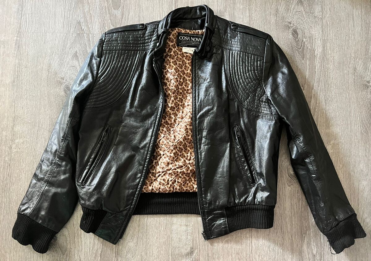 Vintage Cosa Nova Classic Motorcycle Jacket Size Small 38 Vintage Cosa Nova Classic Motorcycle Jacket Size Small 38