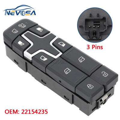 22154235 22154285 Electric Power Window Switch For Volvo FM9 FM11 FM12 ...