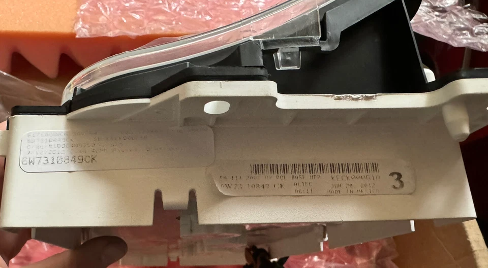 Cuadro de instrumentos velocímetro Ford Crown Victoria 06-10 cero millas 2006-2010 Foto 4 de 4