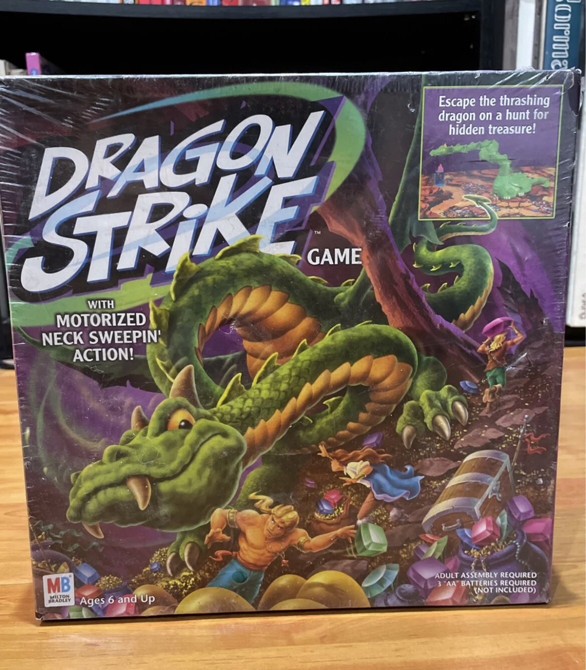 Milton Bradley Dragon Strike Board Game Motorized Dragon 2002 | eBay