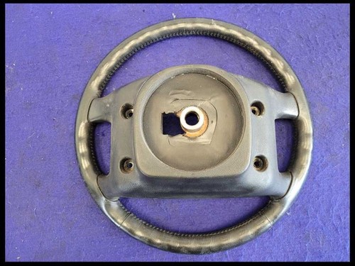 1990-1993 Ford Mustang GT LX 5.0L Steering Wheel Black Leather Horn Cruise - Picture 8 of 12