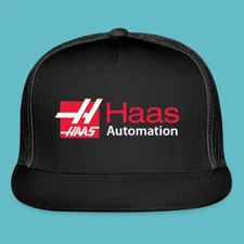 HAAS Automation Machine Black Trucker Hat Cap Adult Size