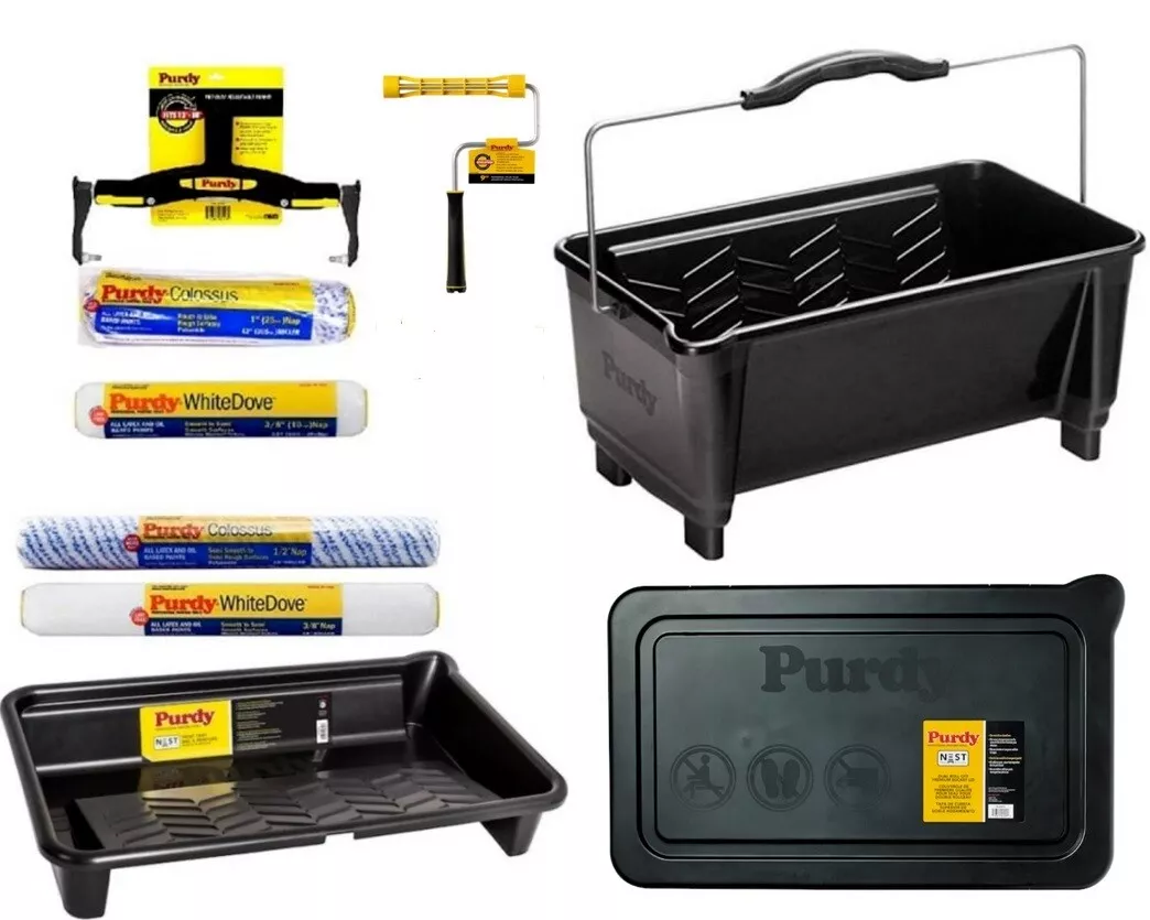 19lt Purdy Paint Scuttle Accessories Choice of Liners Frames Rollers Lids