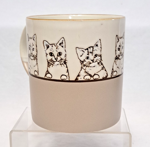 Tazza caffè Spectrum Designz gattini gatto in rilievo 21 oz decorazione gres 2023 - Foto 4 di 10