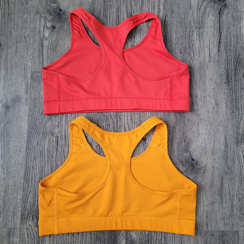 Lot of 2 NIKE Women's Sports Bra XL Dri-Fit Wireless Pullover Racerback - Picture 4 of 4