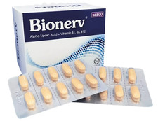 1 x Bionerv 60er Alpha Liponsäure, Vitamin B1, B6, B12 reduziert Nervenschmerzen