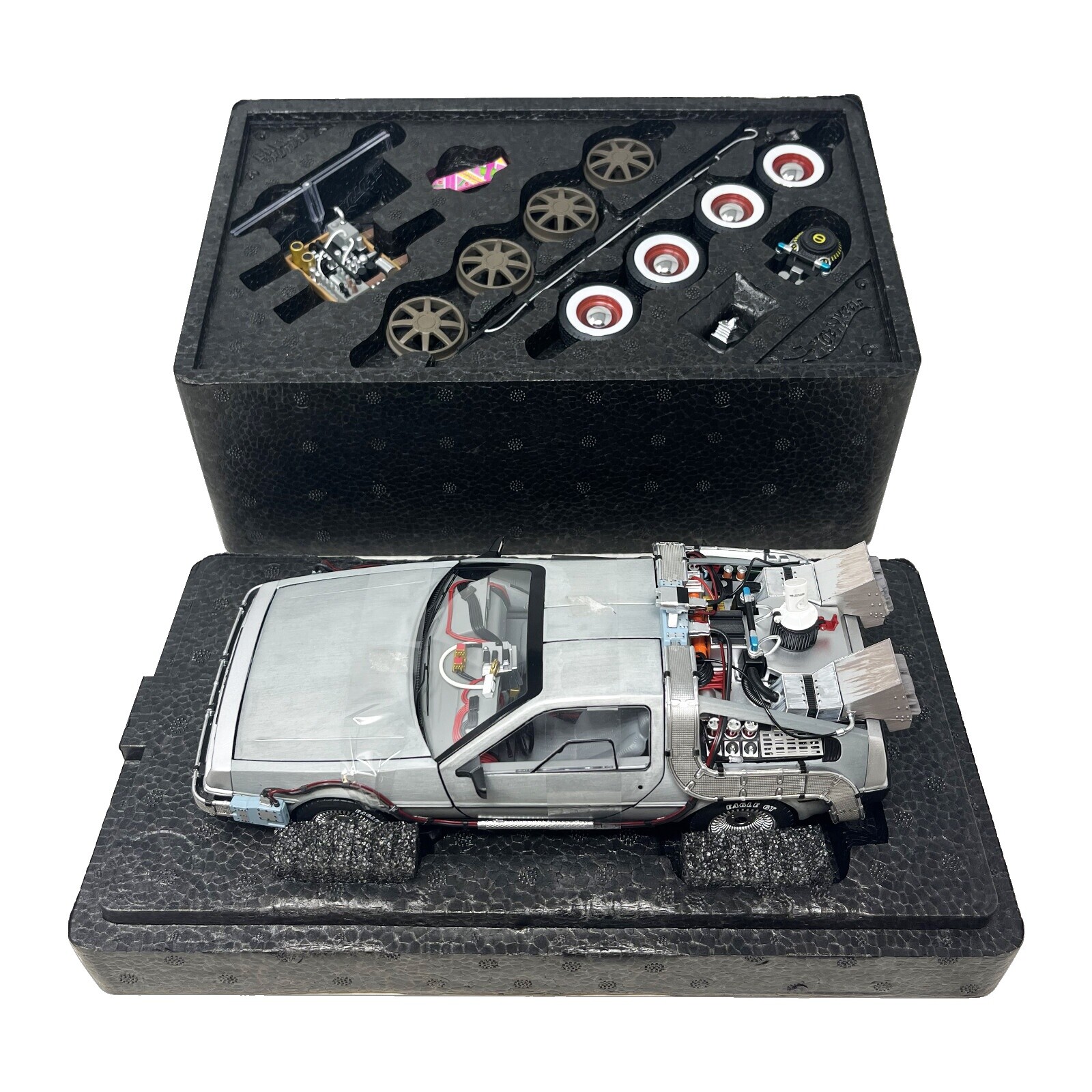 Hotwheels Elite Back to the Future デロリアン Preços baixos em Hot Wheels Elite De Volta para o Futuro 1:18