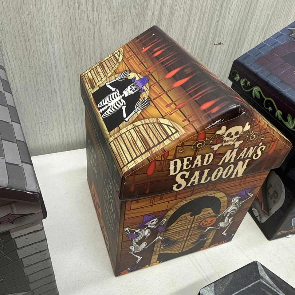 Halloween Nesting Gift Boxes Storage Containers Dracula & Wolfman Mummy Witch - Image 4 of 4